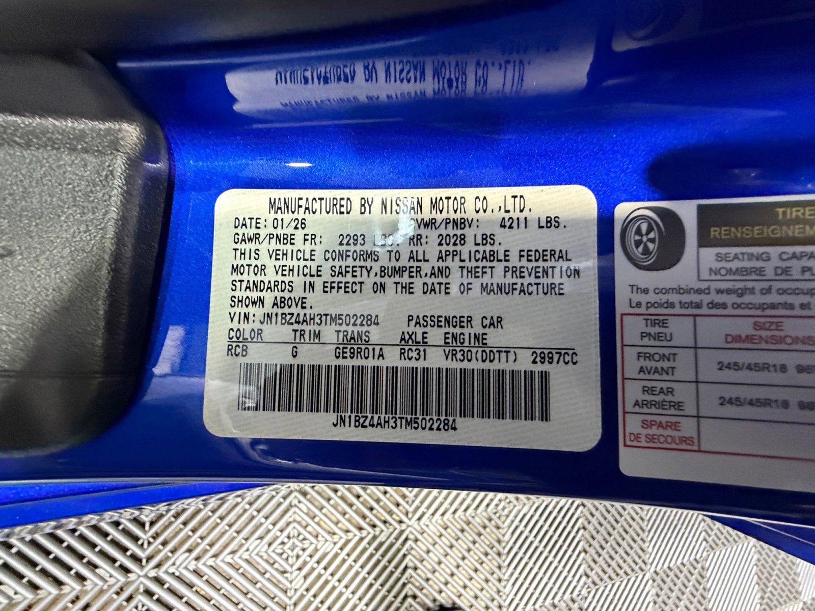 New 2026 Nissan Z Sport w/ Floor Mat Package image 25