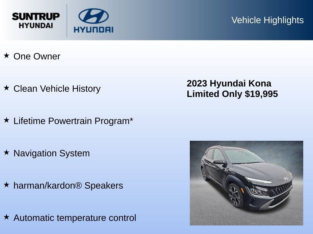 Used 2023 Hyundai Kona Limited image 8