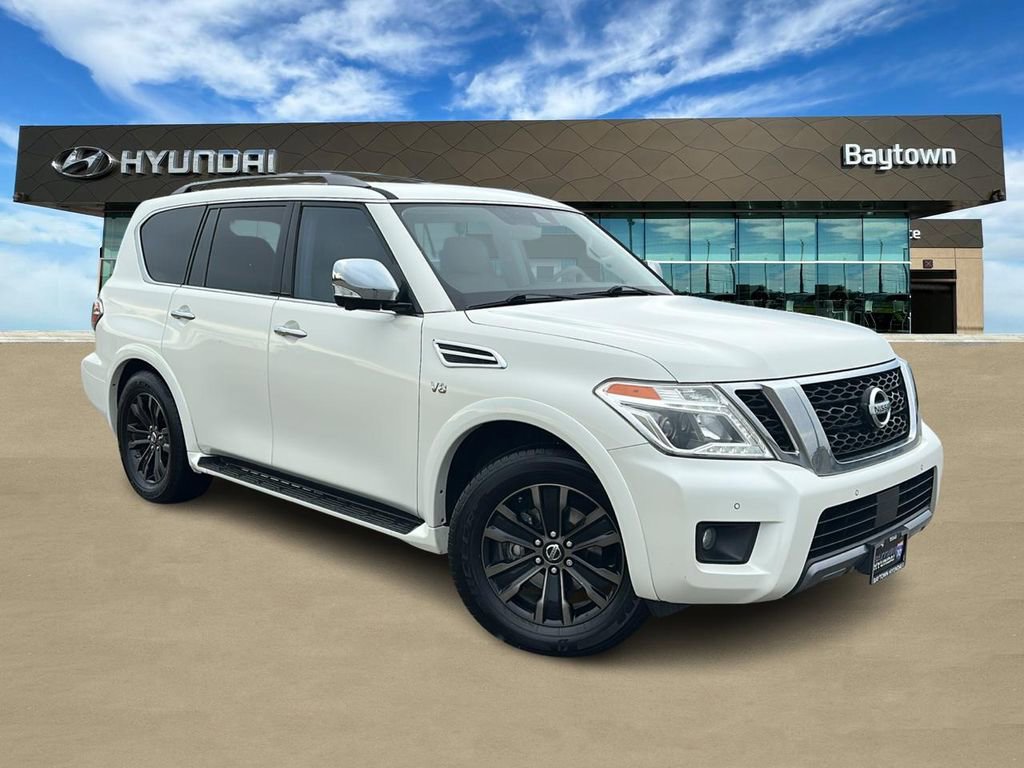 Used 2020 Nissan Armada Platinum w/ Captain's Chairs Package RWD image 1