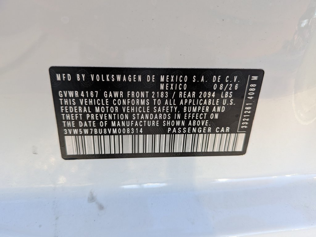 New 2027 Volkswagen Jetta S FWD image 32