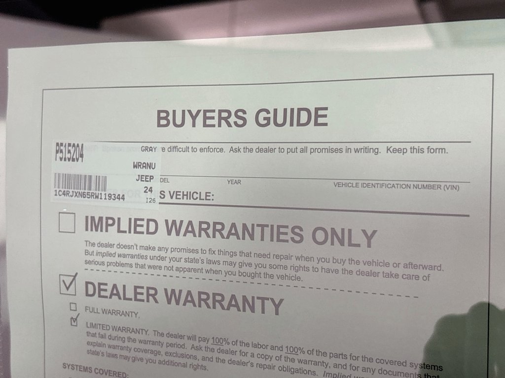 Certified 2024 Jeep Wrangler Unlimited w/ Convenience Group AWD/4WD image 24