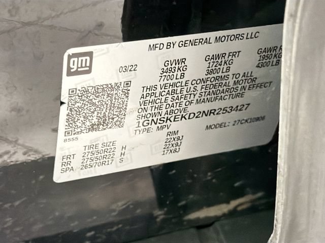 Certified 2022 Chevrolet Suburban RST w/ Luxury Package AWD/4WD image 30