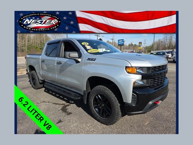 Used 2022 Chevrolet Silverado 1500 Custom Trail Boss w/ LPO, Dark Essentials Package image 1