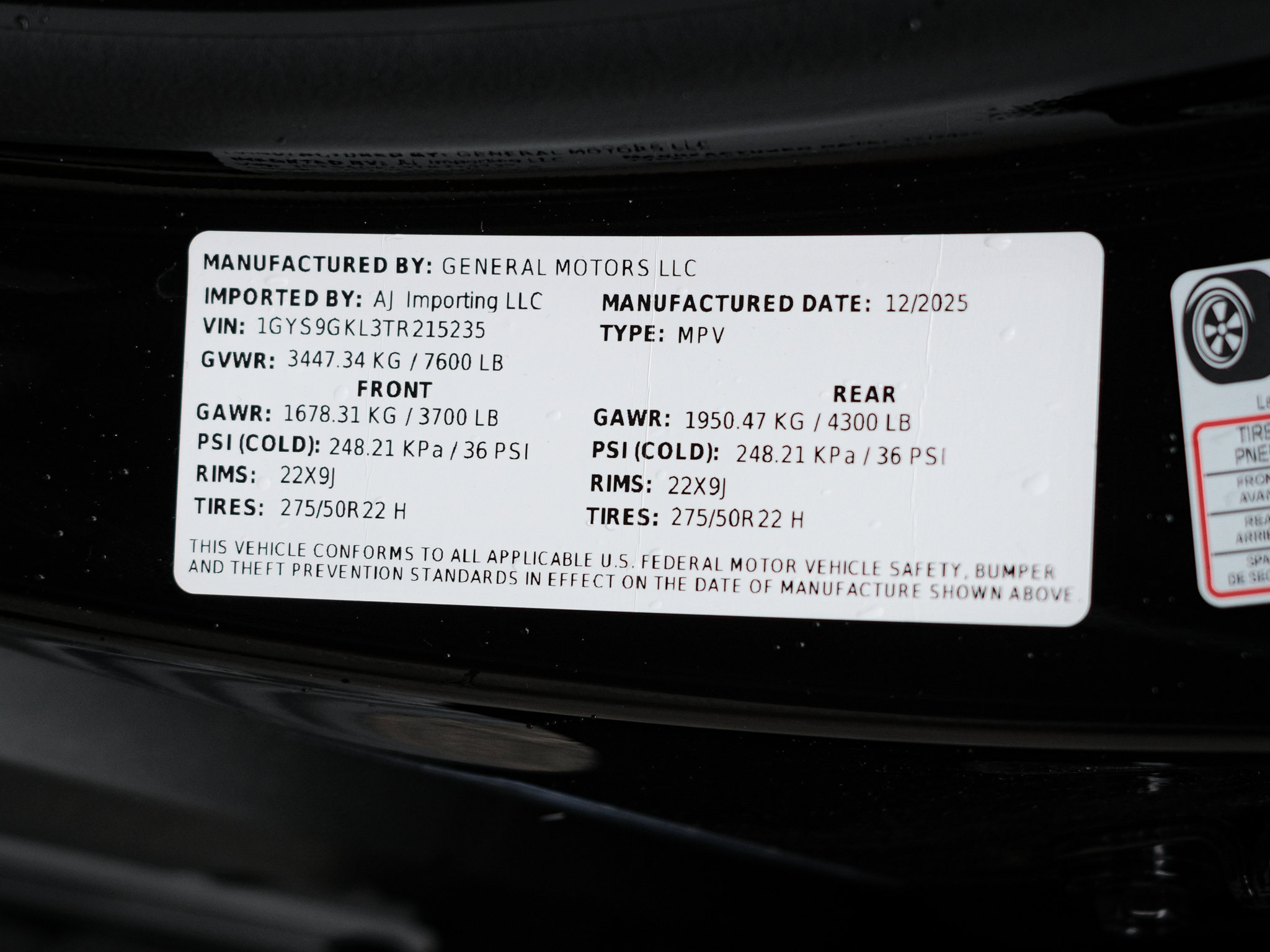 Used 2026 Cadillac Escalade Platinum Sport AWD/4WD image 42