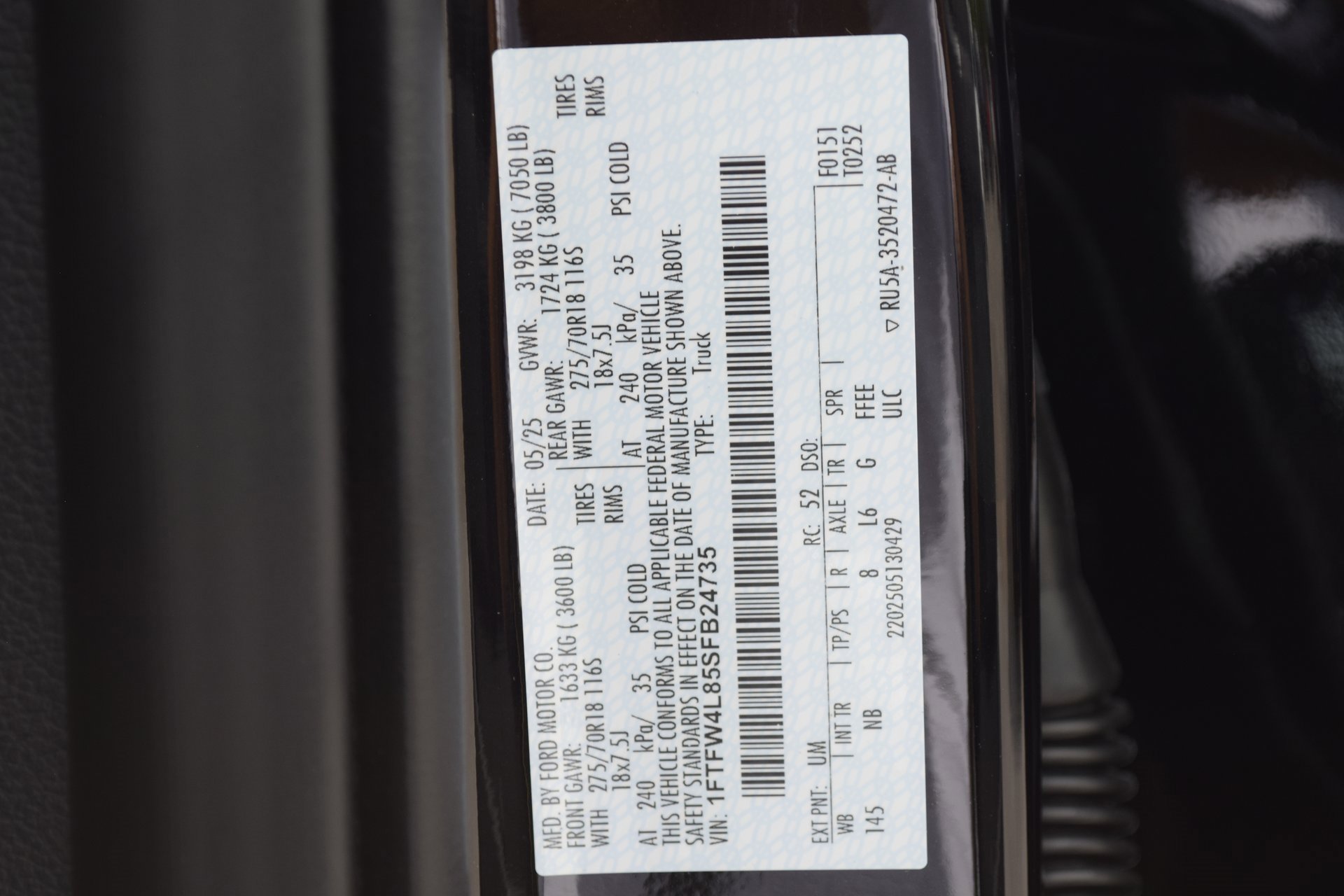 New 2025 Ford F150 Tremor w/ Equipment Group 402A High image 26