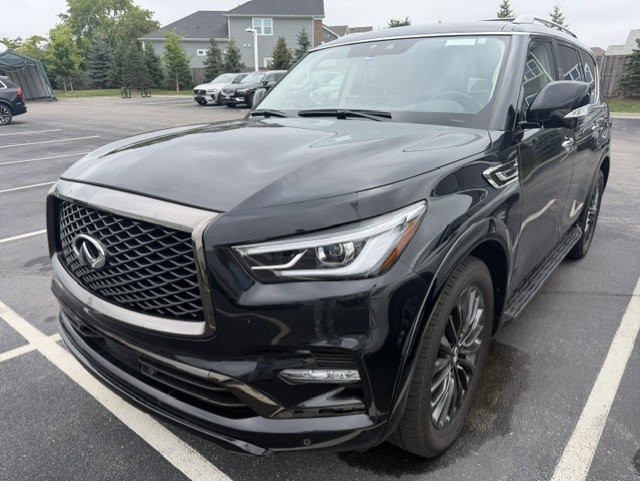 Used 2023 INFINITI QX80 Premium Select w/ Cargo Package AWD/4WD video 1