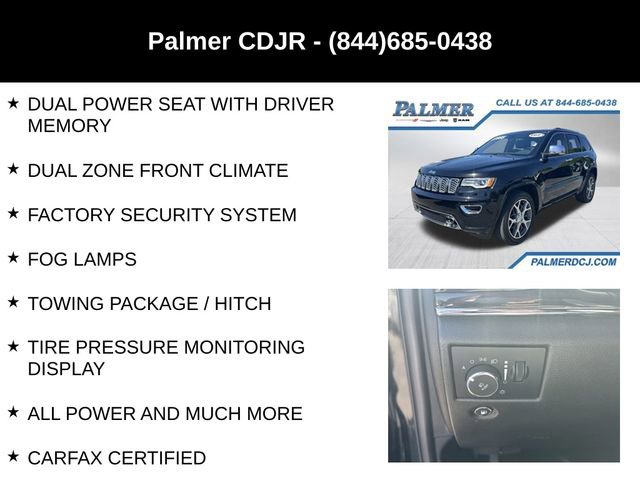 Used 2020 Jeep Grand Cherokee Overland RWD image 18