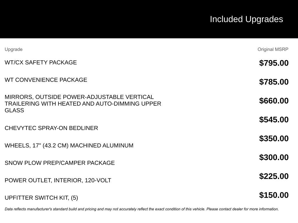 New 2026 Chevrolet Silverado 2500 W/T w/ WT/CX Safety Package image 3