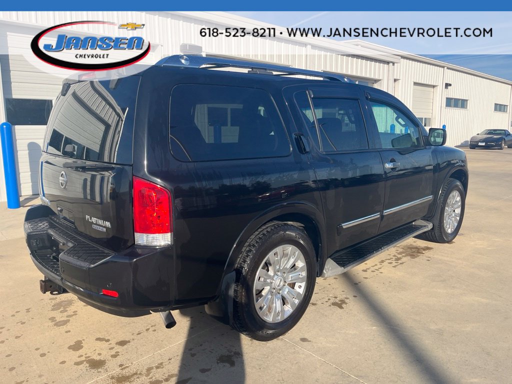 Used 2015 Nissan Armada Platinum w/ 2nd Row Captain Seat Package AWD/4WD image 6
