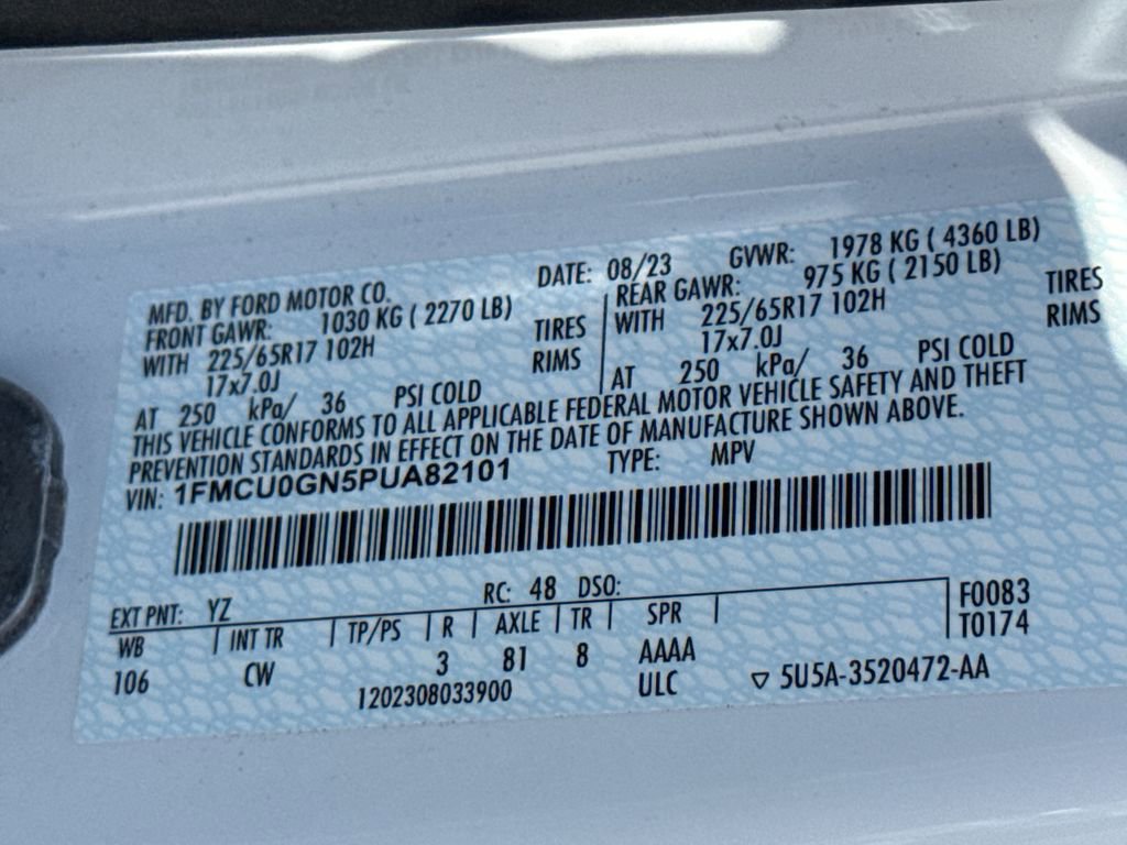 Used 2023 Ford Escape Active w/ Cold Weather Package FWD image 29