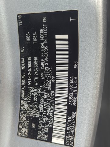 Used 2019 Toyota Highlander LE FWD image 29