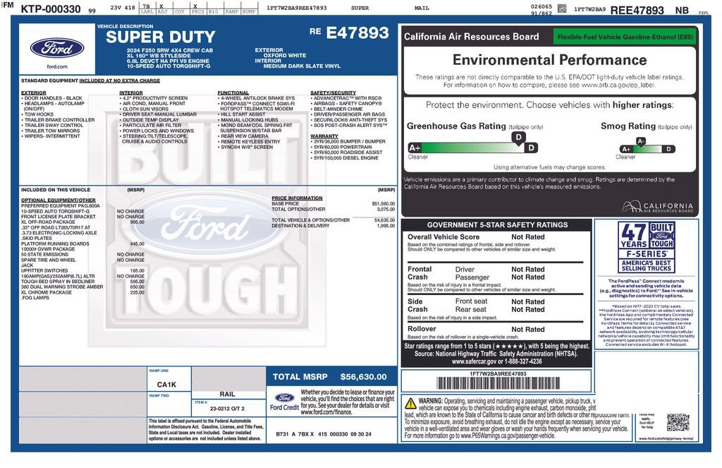 Used 2024 Ford F250 XL w/ XL Off-Road Package AWD/4WD image 54