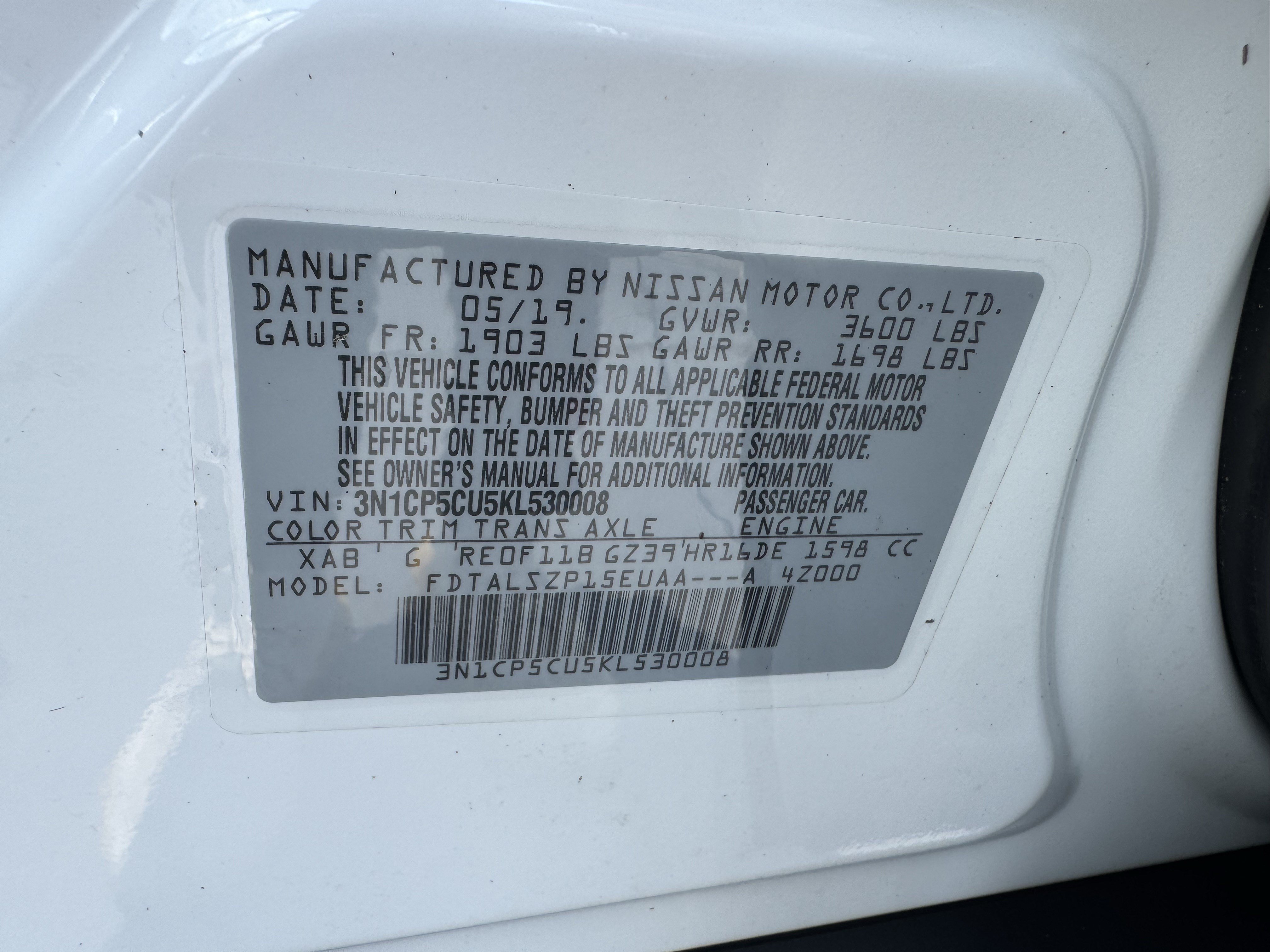 Used 2019 Nissan Kicks SV FWD image 34