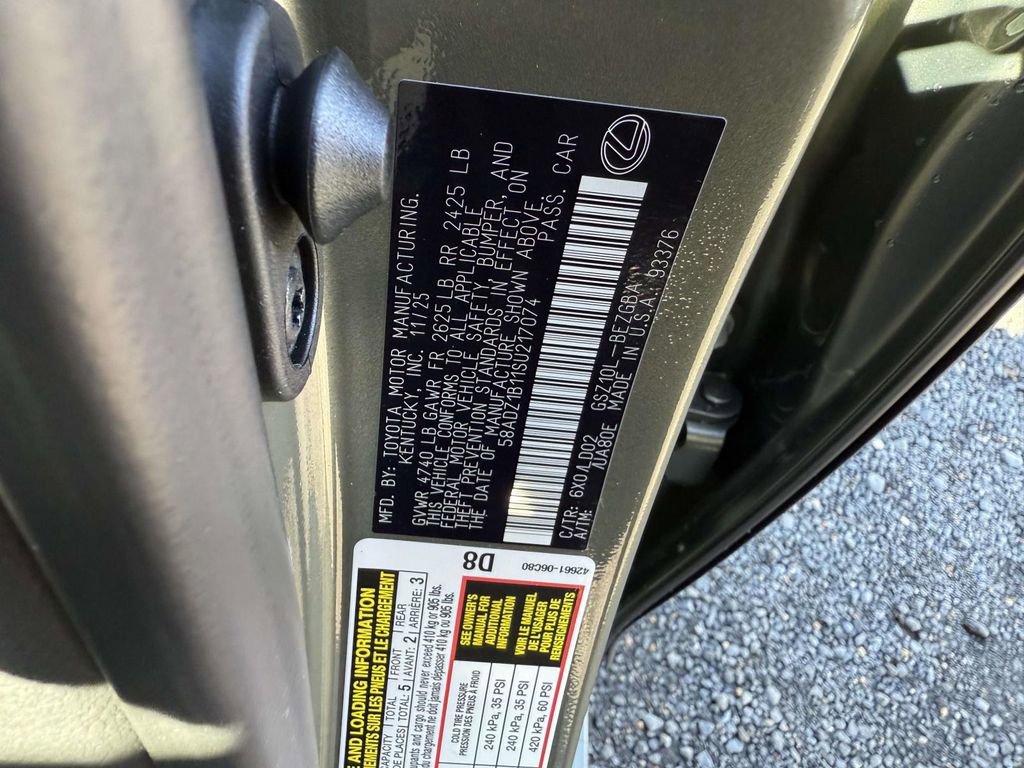 New 2025 Lexus ES 350 Premium image 20