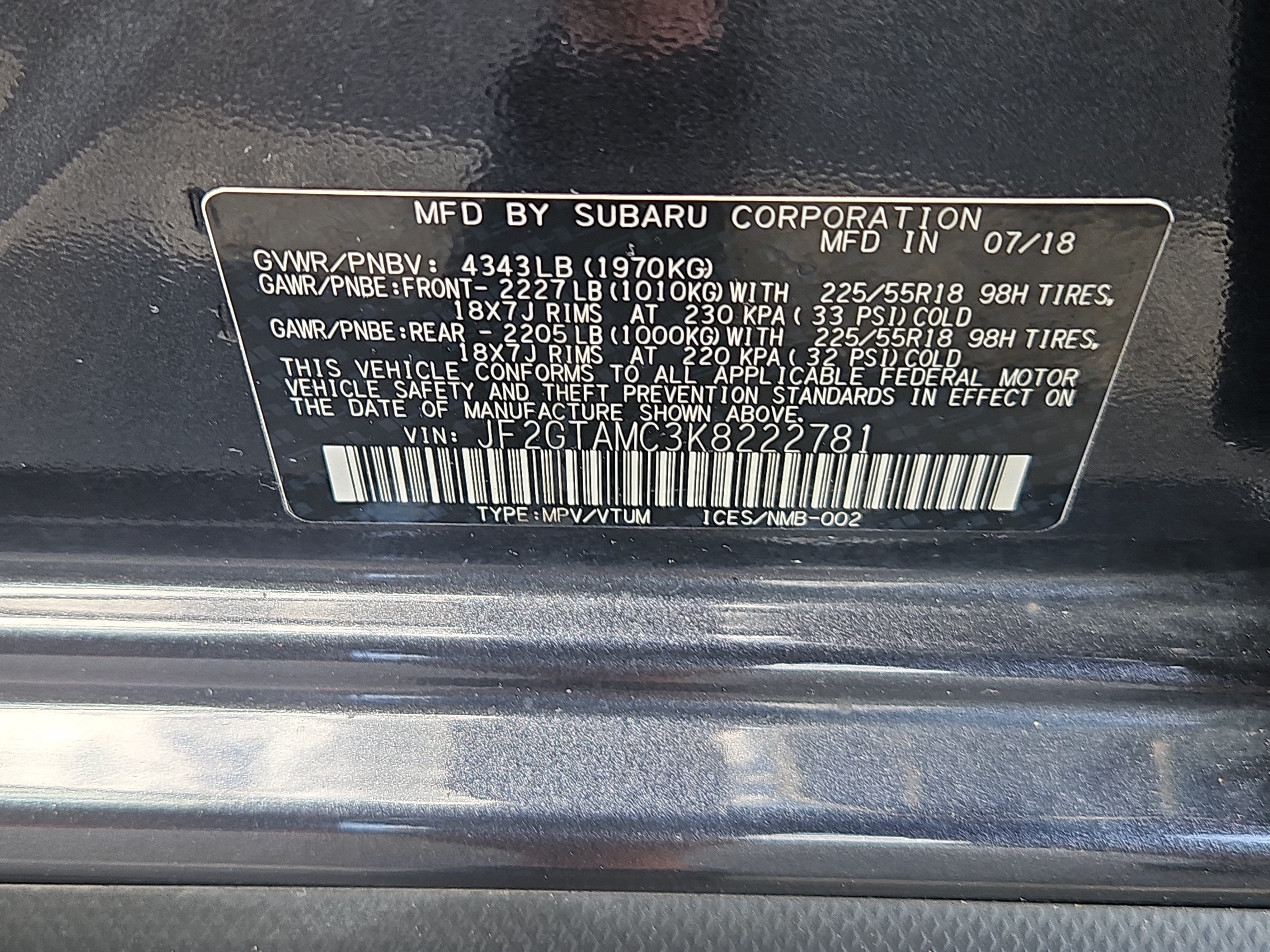 Used 2019 Subaru Crosstrek 2.0i Limited AWD/4WD image 7