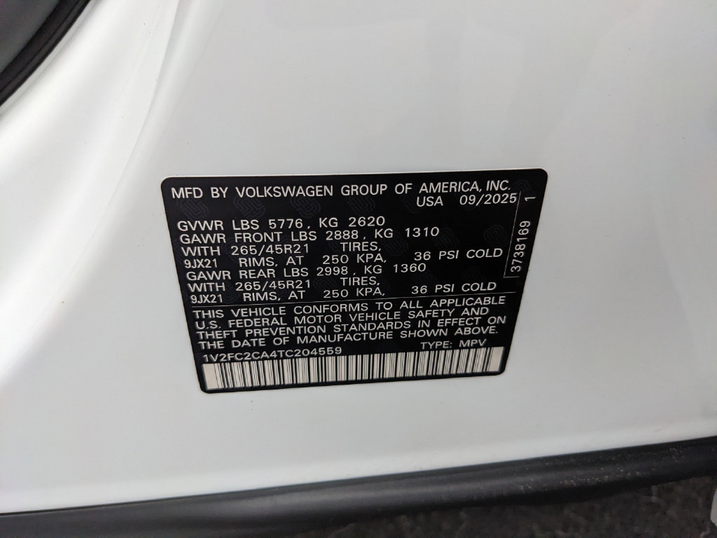 New 2026 Volkswagen Atlas Cross Sport SEL Premium R-Line AWD/4WD image 31