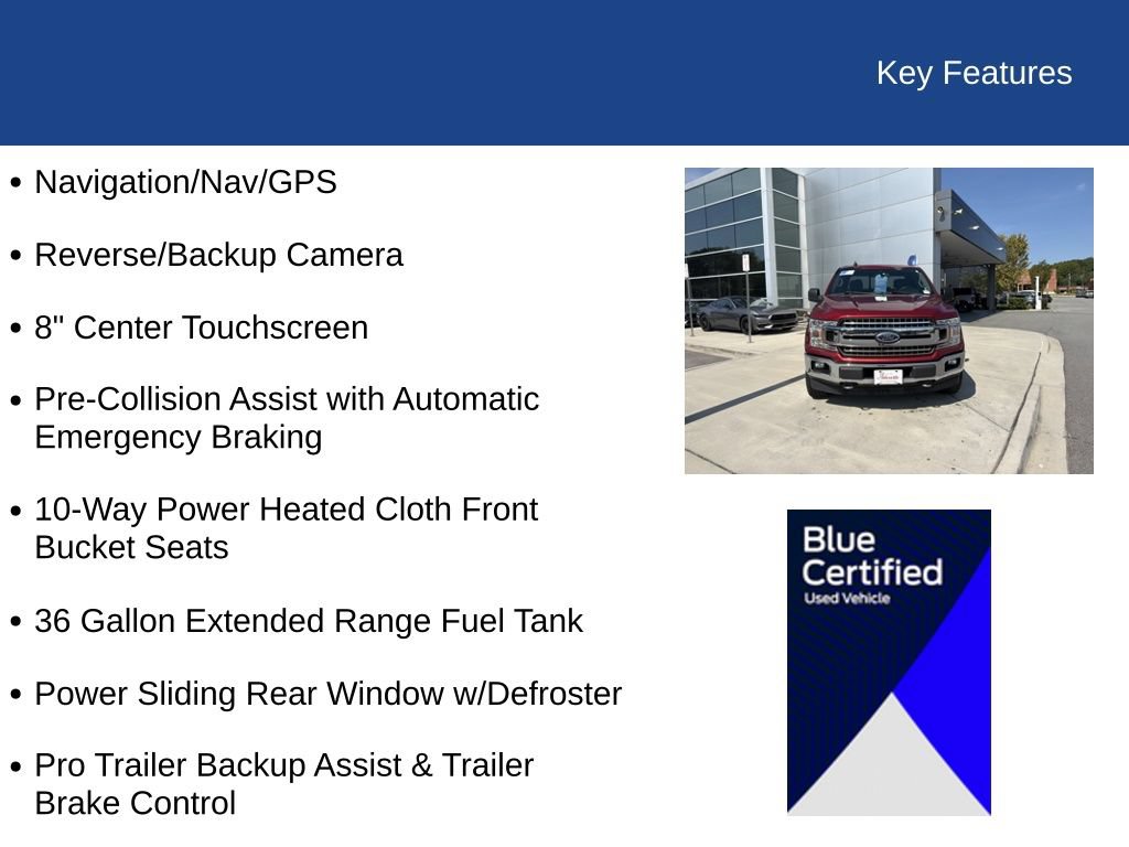 Certified 2019 Ford F150 XLT w/ Equipment Group 302A Luxury AWD/4WD image 31