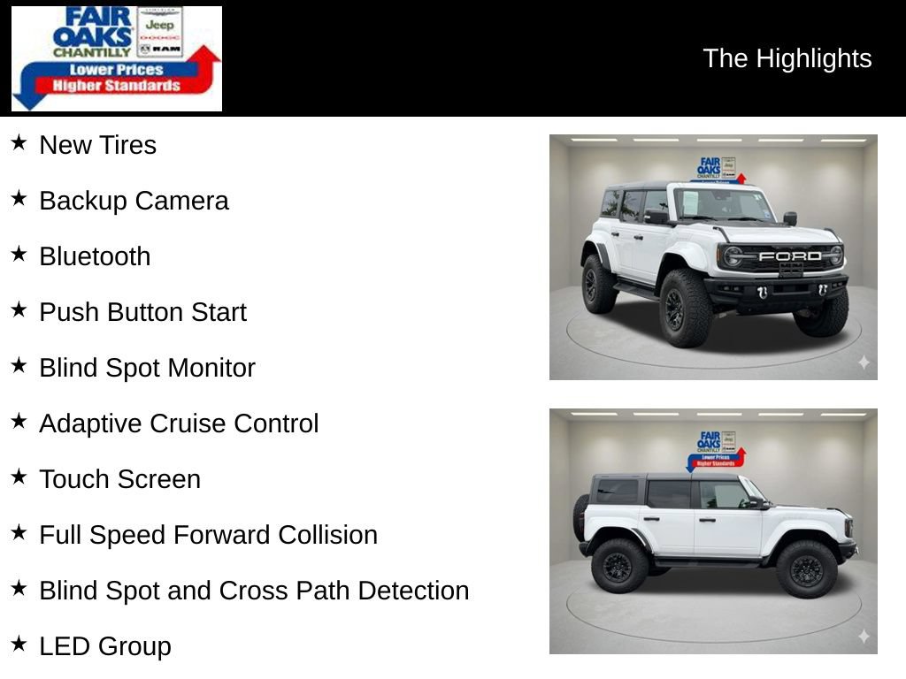 Used 2024 Ford Bronco Raptor w/ Interior Carbon Fiber Pack 6 AWD/4WD video 2
