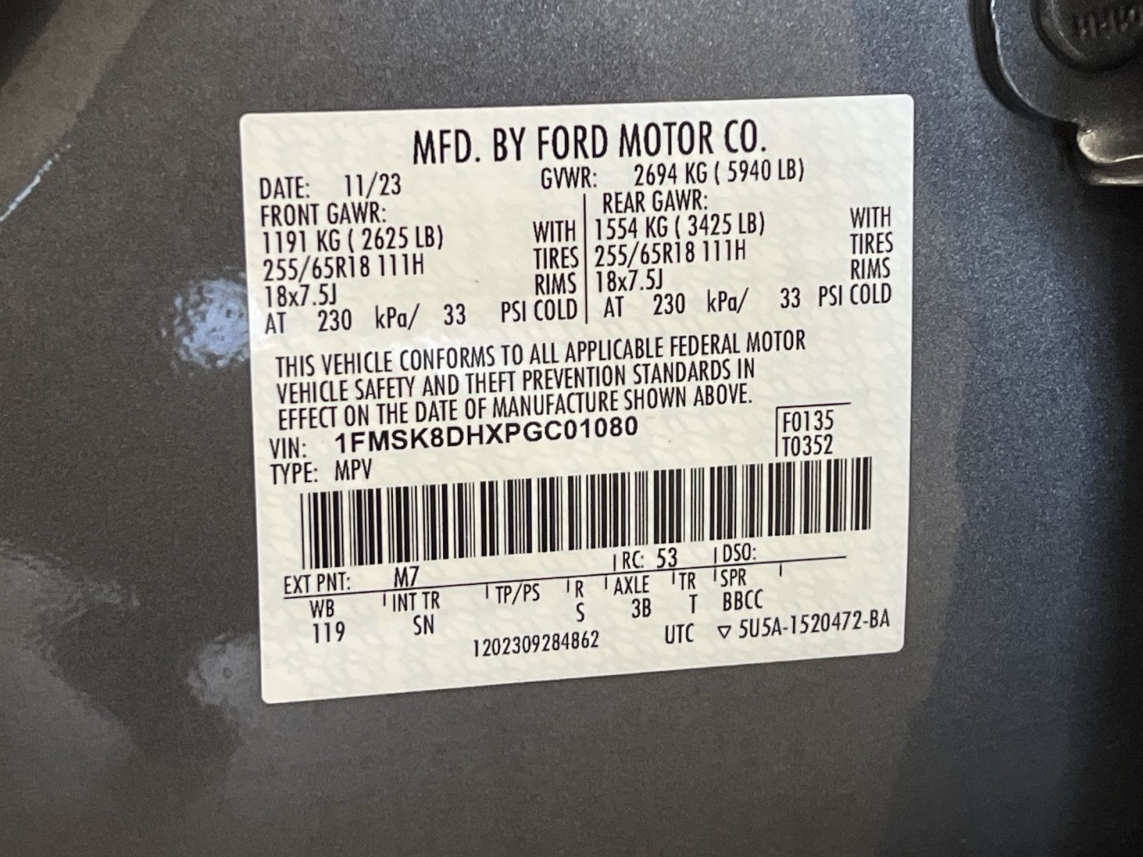 Used 2023 Ford Explorer XLT w/ Equipment Group 202A AWD/4WD image 39