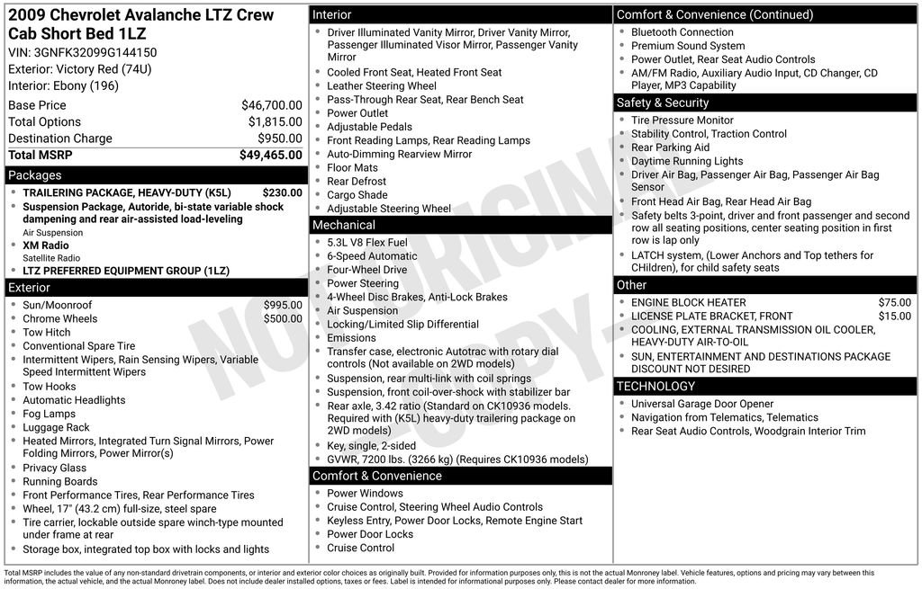 Used 2009 Chevrolet Avalanche LTZ image 20