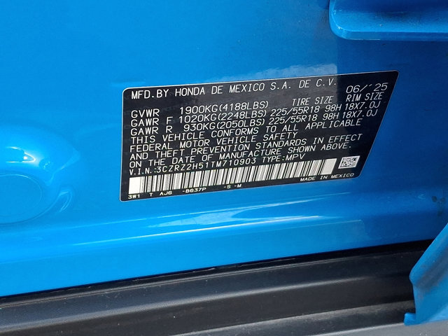 Certified 2026 Honda HR-V Sport image 29