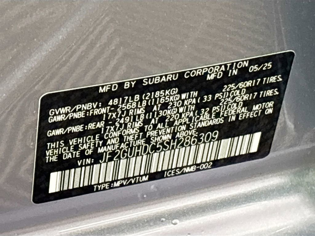 Certified 2025 Subaru Crosstrek 2.0i Premium image 13