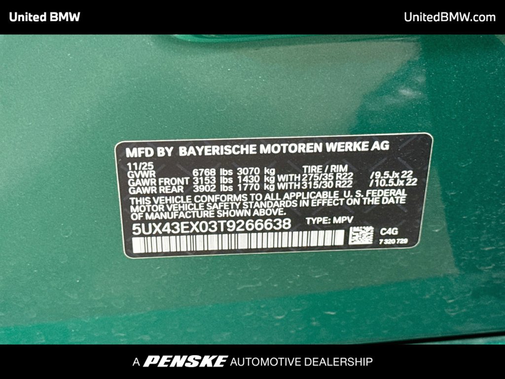 Used 2026 BMW X6 M60i AWD/4WD image 22