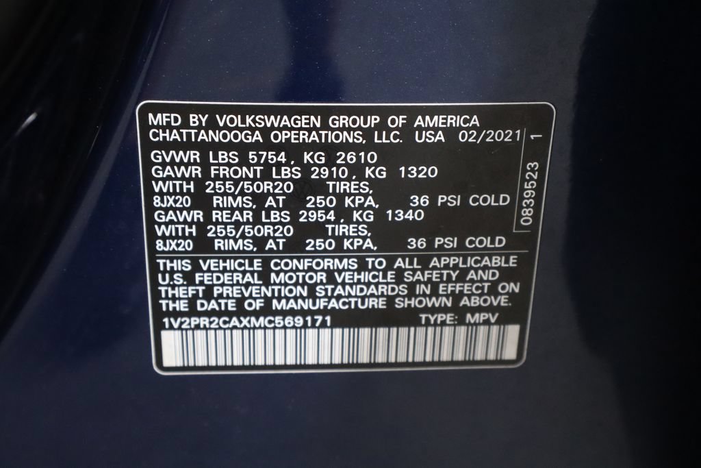 Used 2021 Volkswagen Atlas SE FWD image 41