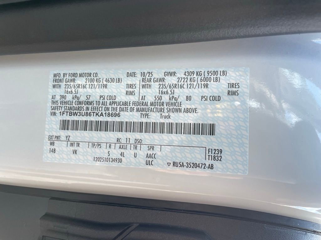 New 2026 Ford Transit 250 148 Medium Roof w/ Exterior Upgrade Package image 16