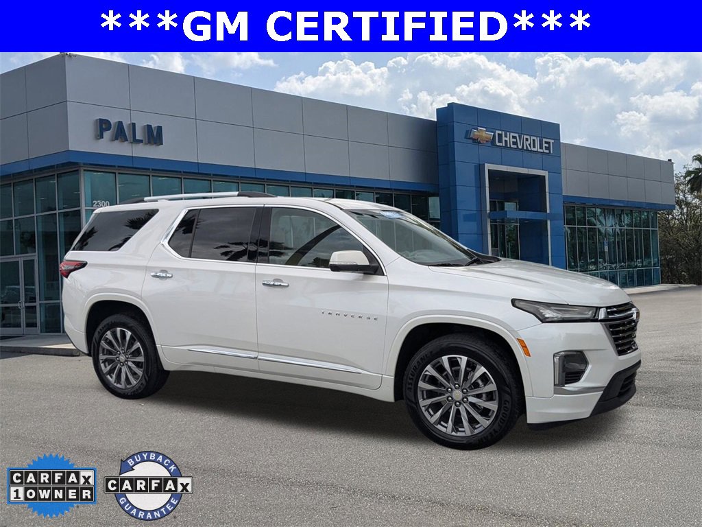 Certified 2023 Chevrolet Traverse Premier w/ LPO, Floor Liner Package
