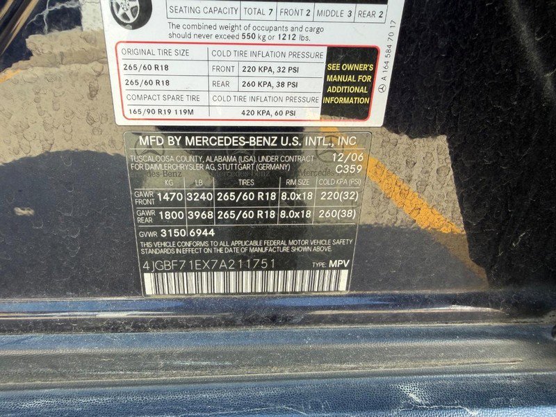 Used 2007 Mercedes-Benz GL 450 4MATIC image 25