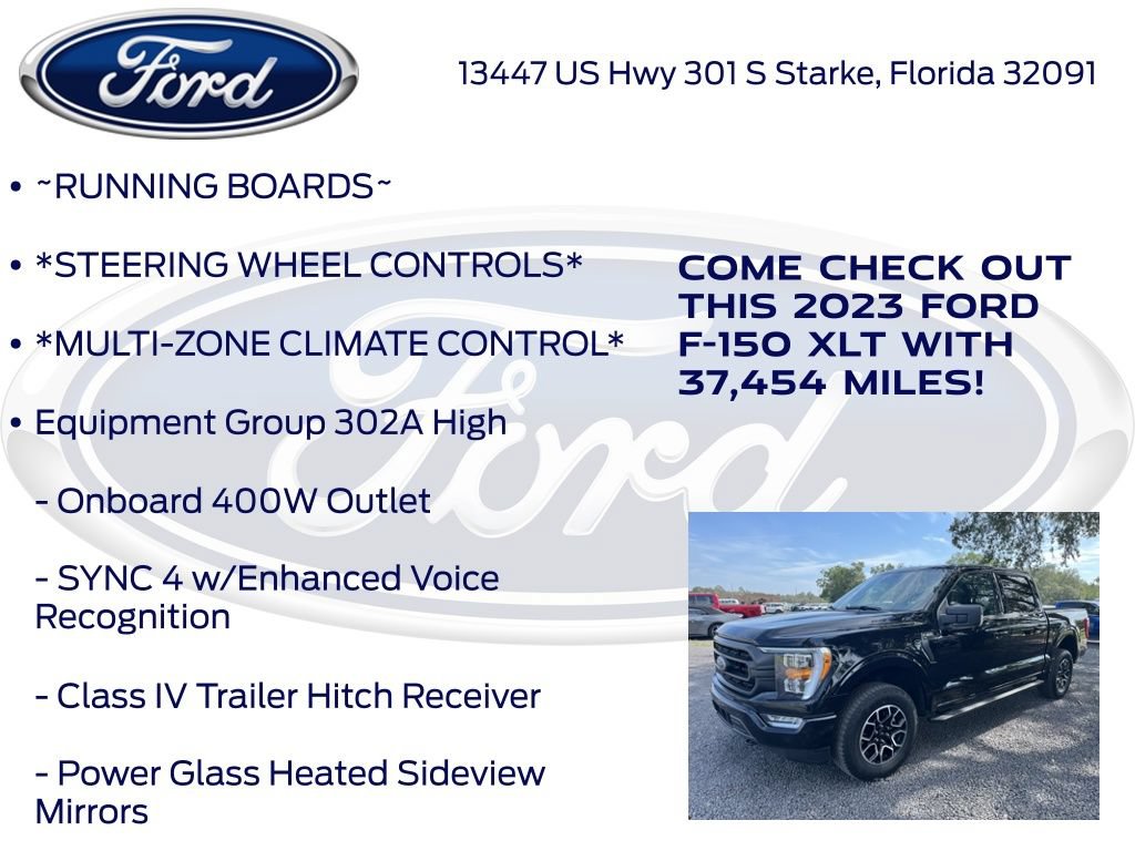 Certified 2023 Ford F150 XLT w/ Equipment Group 302A High AWD/4WD image 17