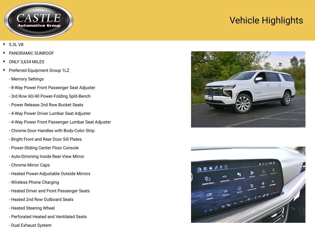 Used 2026 Chevrolet Suburban Premier w/ Sun And Tow Package AWD/4WD image 3