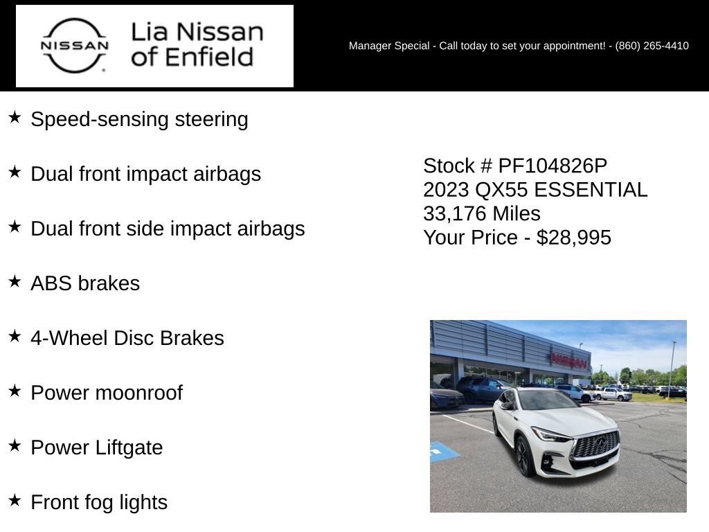 Used 2023 INFINITI QX55 Essential AWD/4WD image 20