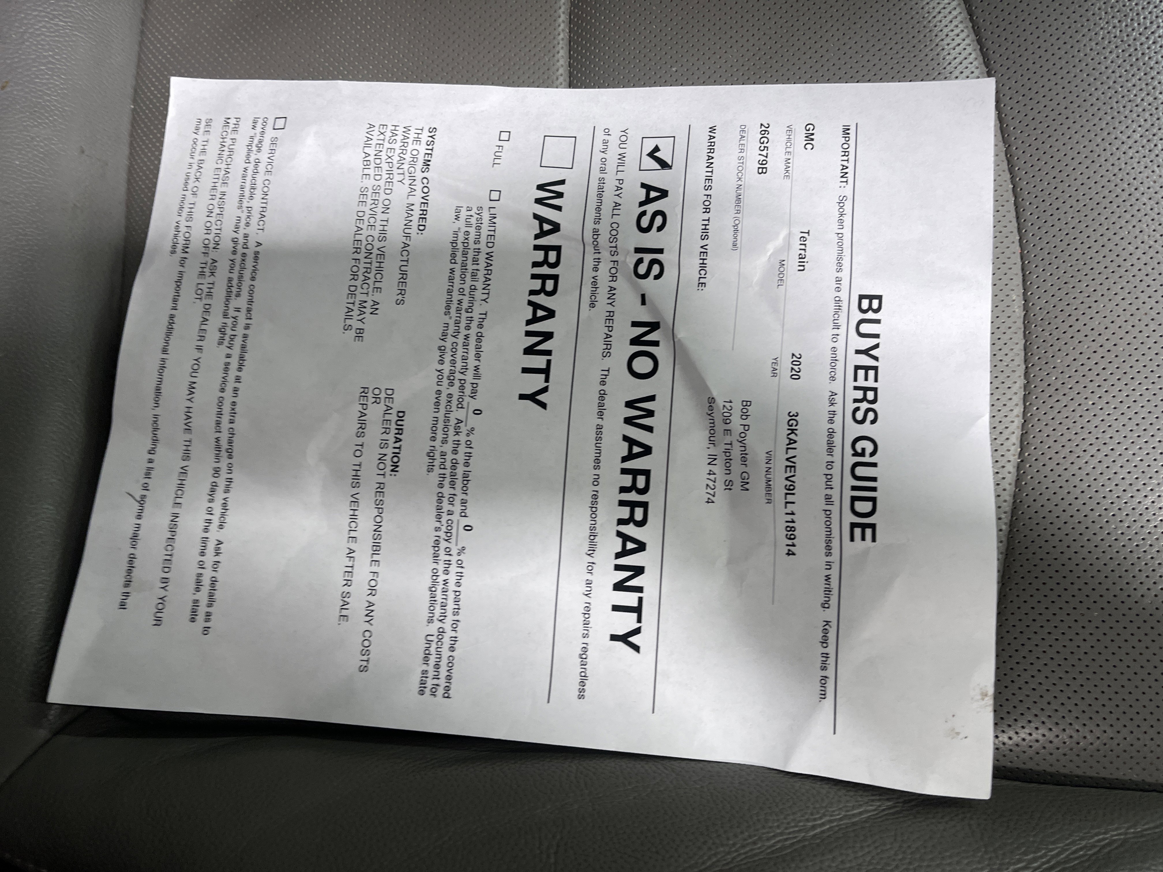 Used 2020 GMC Terrain SLT image 27