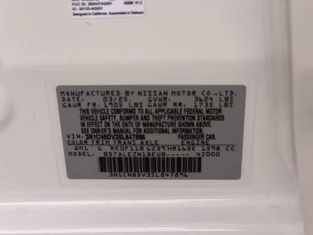Used 2025 Nissan Versa S w/ Trunk Package image 22