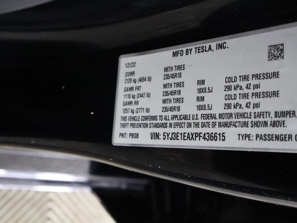 Used 2023 Tesla Model 3 Standard Range image 48