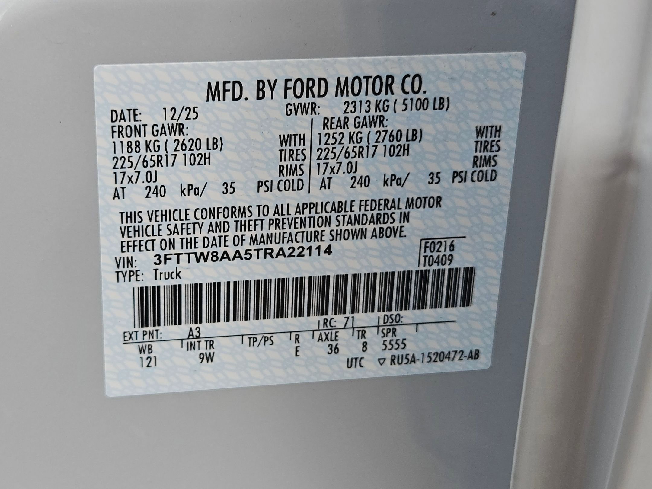 New 2026 Ford Maverick XL image 15