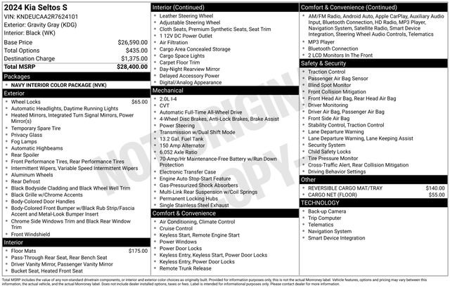Certified 2024 Kia Seltos S image 37