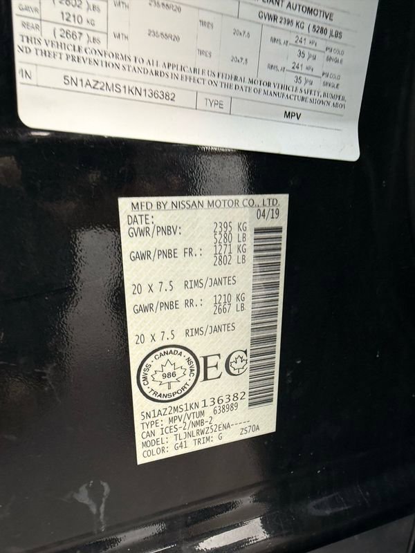 Used 2019 Nissan Murano SL image 28