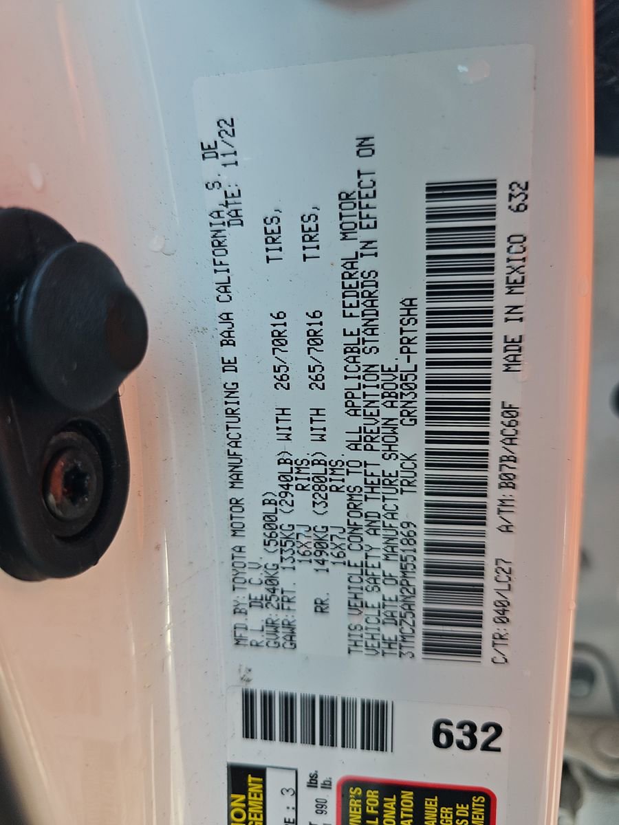 Used 2023 Toyota Tacoma TRD Off-Road w/ TRD Premium Off Road Package image 21