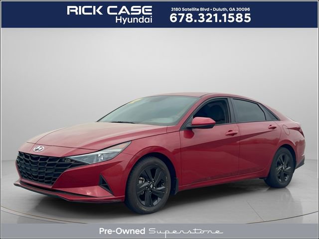 Used 2022 Hyundai Elantra Blue image 1