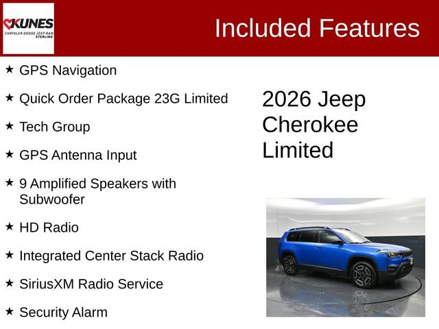 New 2026 Jeep Cherokee Limited AWD/4WD image 4