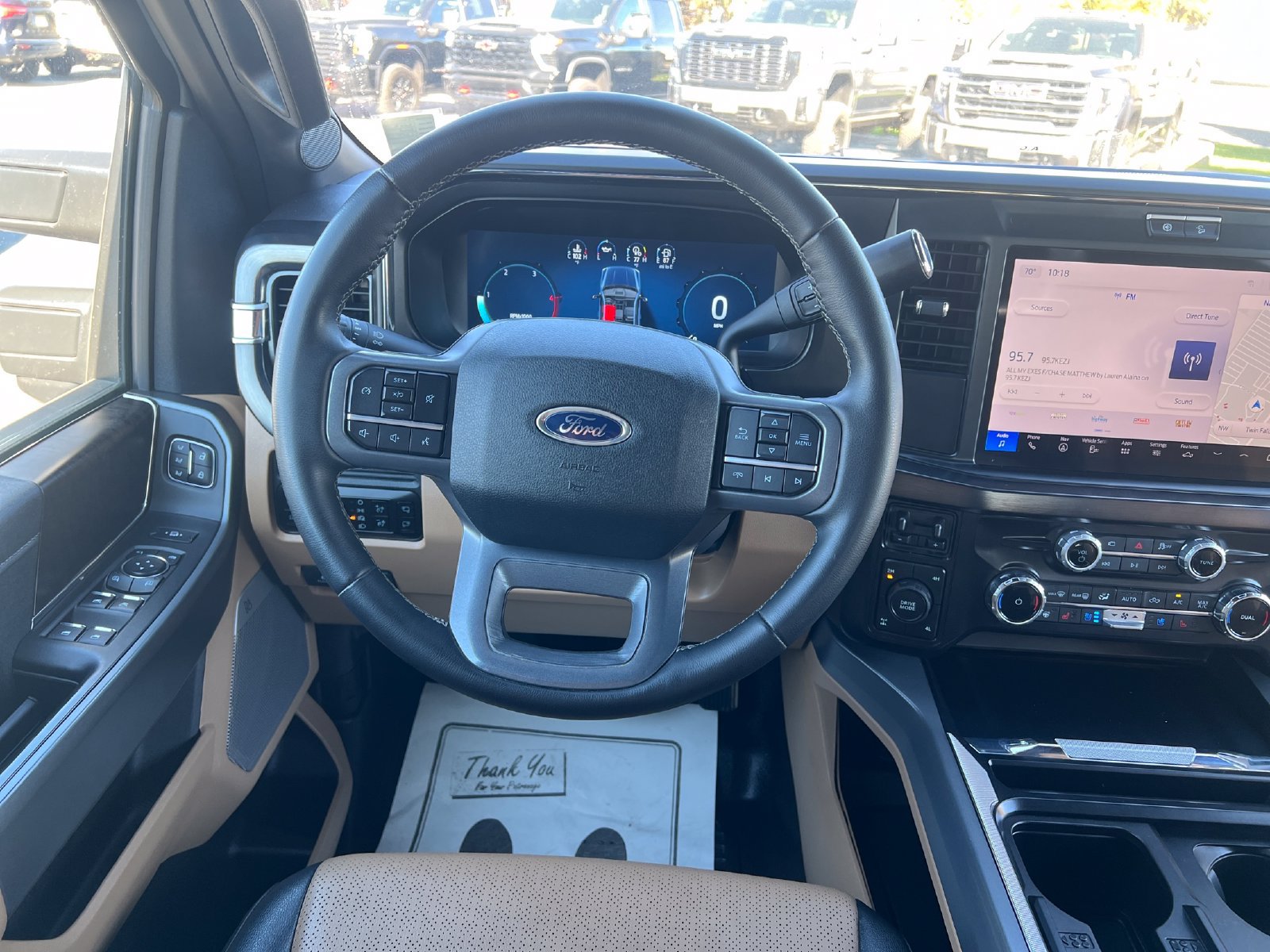 Used 2025 Ford F350 Lariat w/ Black Appearance Package AWD/4WD image 13