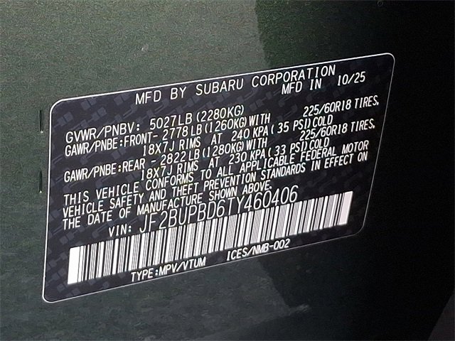 New 2026 Subaru Outback Premium image 22