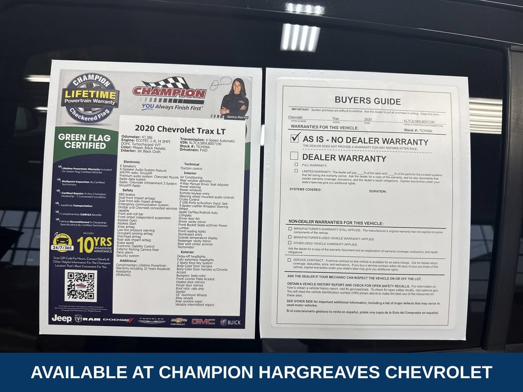 Used 2020 Chevrolet Trax LT w/ LT Convenience Package FWD image 43