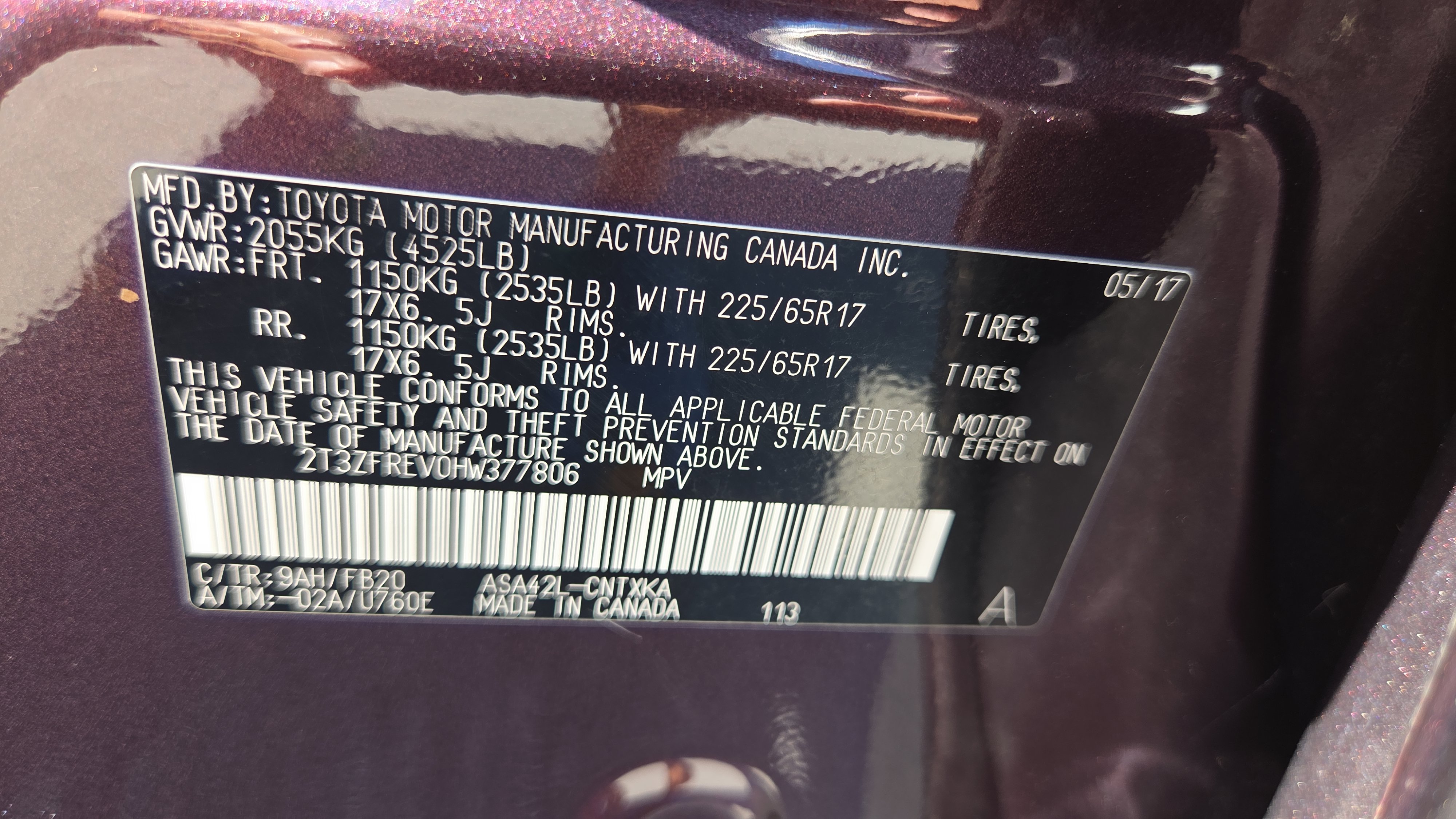 Used 2017 Toyota RAV4 LE image 16