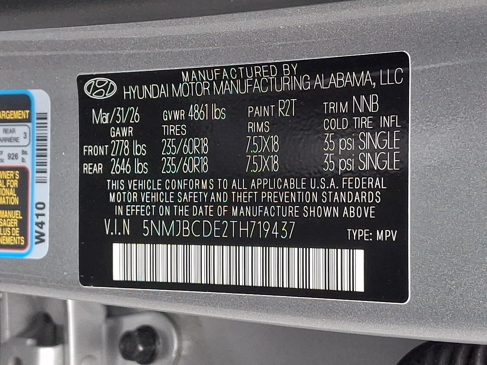 Used 2026 Hyundai Tucson SEL AWD/4WD image 27