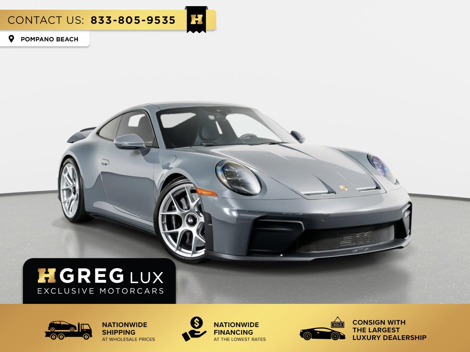 Used 2026 Porsche 911 GT3 w/ Lightweight Package In Black RWD image 1