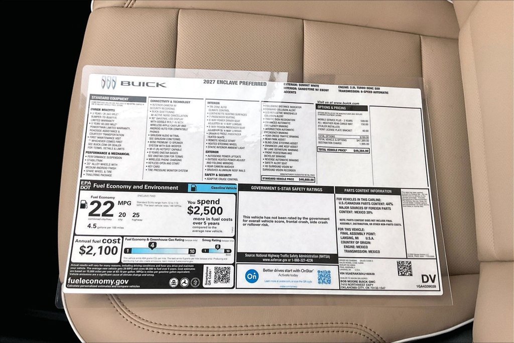 New 2027 Buick Enclave Preferred FWD image 13